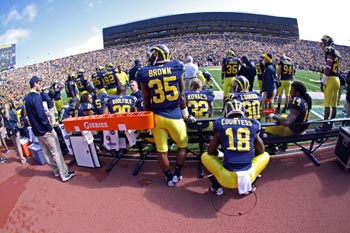 behind the bench university of michigan ann arbor football